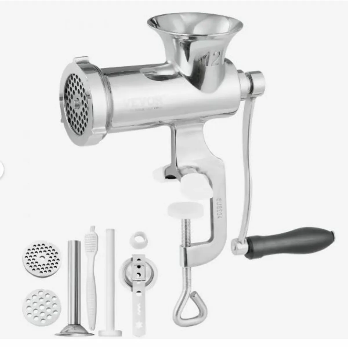 Manual Meat Grinder, 304 Stainless Steel - Image 1