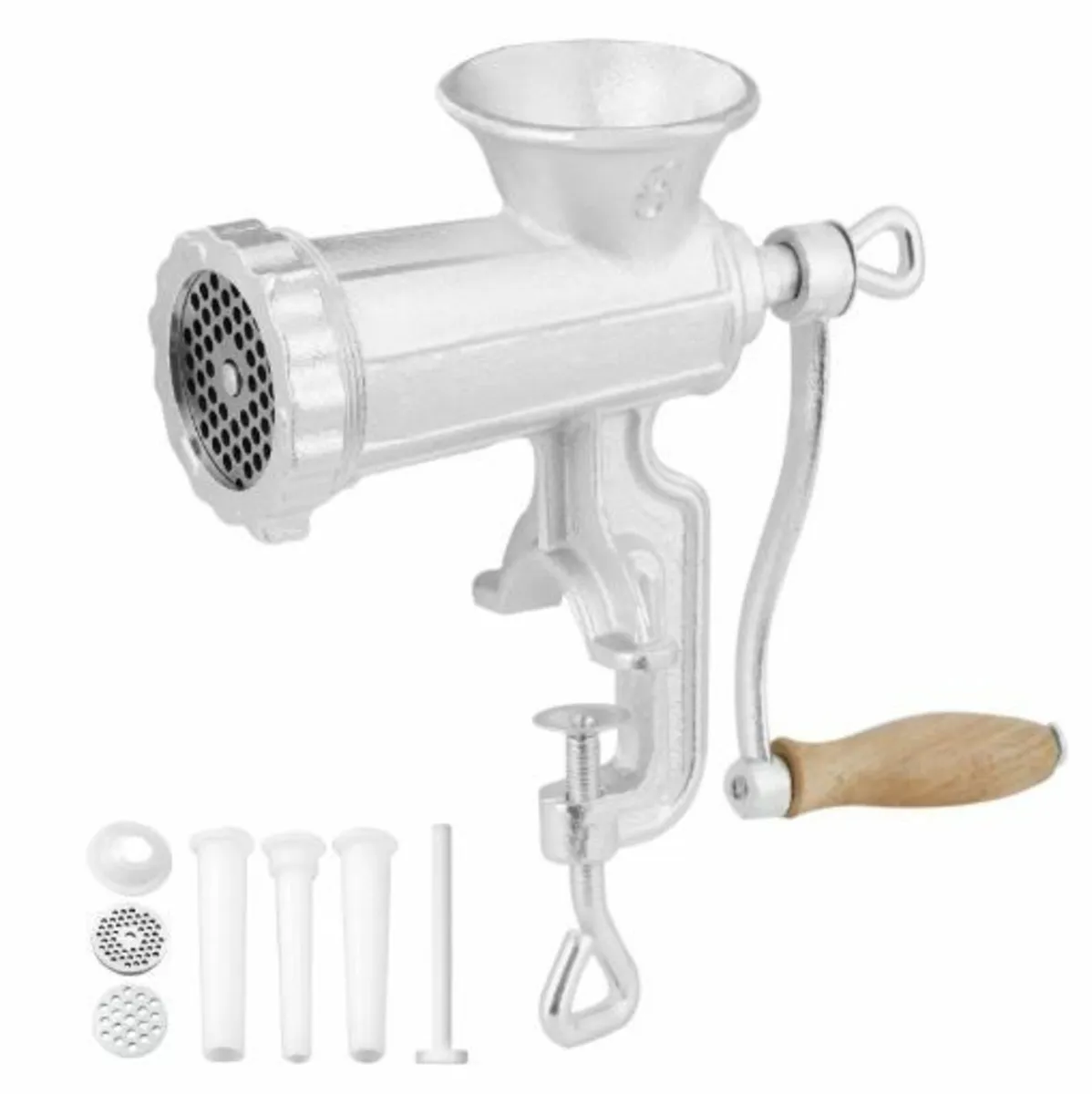 Manual Meat Grinder, Heavy Duty Cast Iron - Image 1