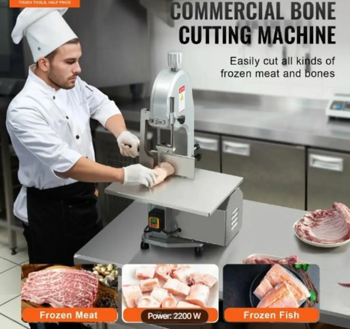 Commercial Electric Meat Bandsaw Stainless - Image 2