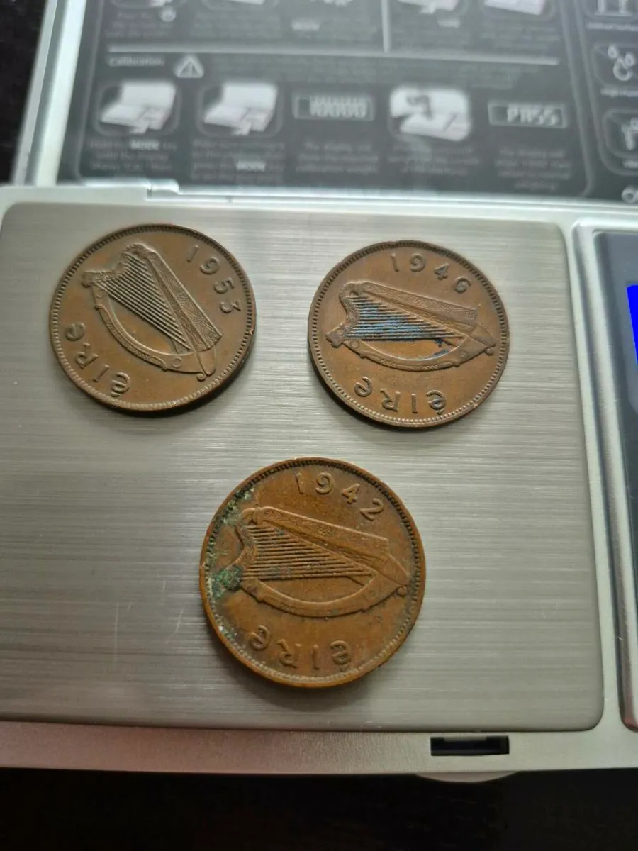 Irish half p coins - Image 1
