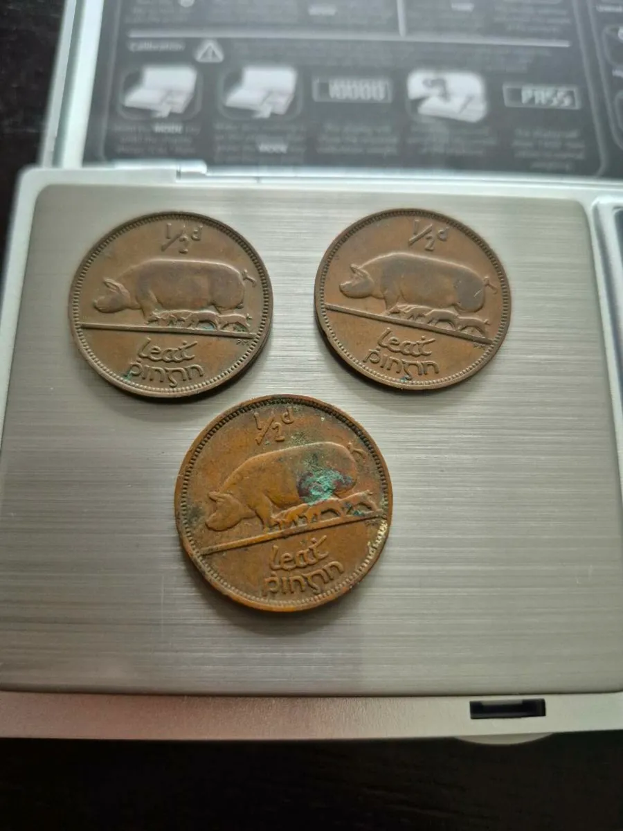 Irish half p coins - Image 2