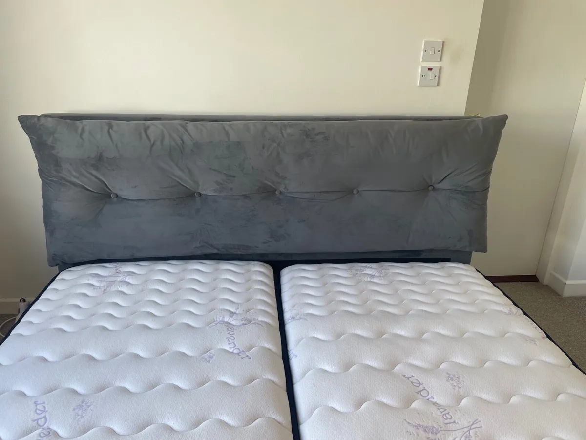 Bed with new mattresses - Image 1
