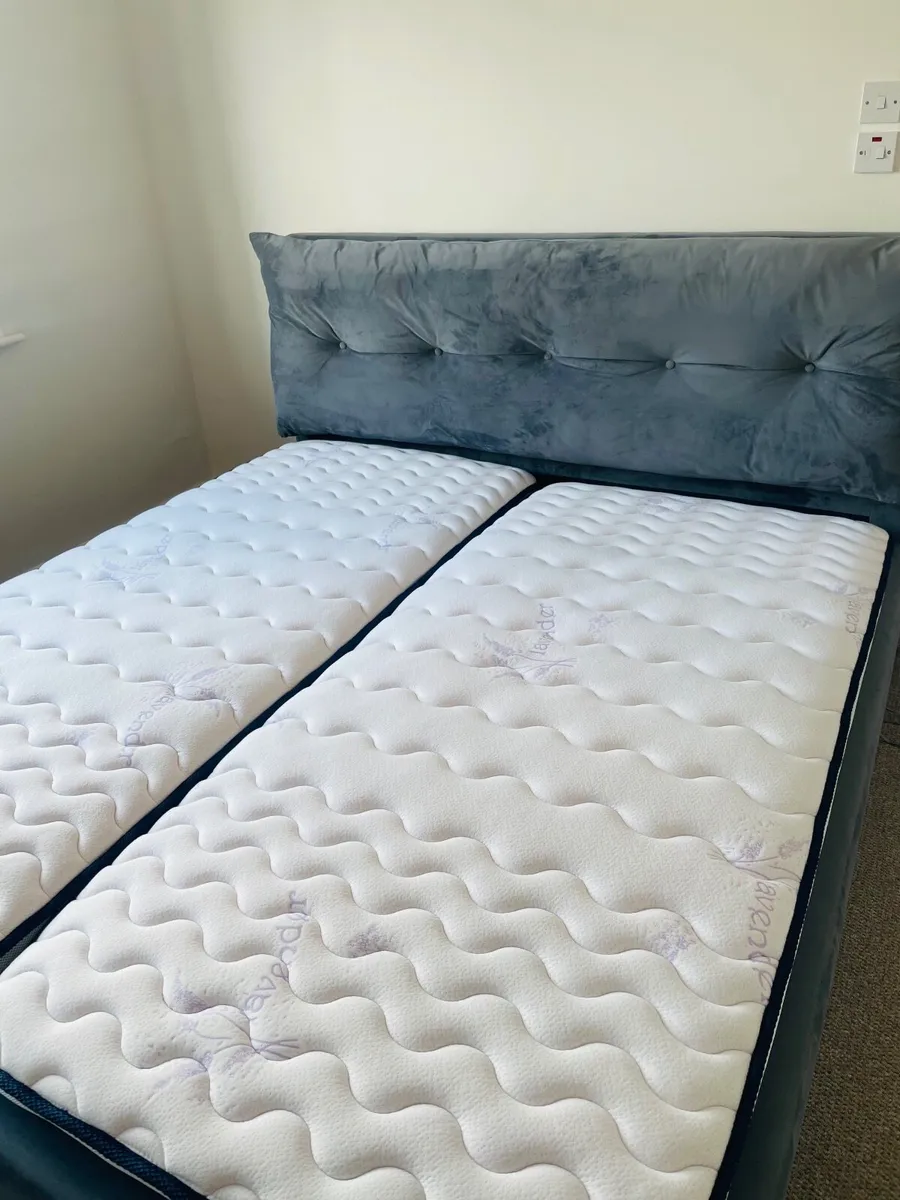 Bed with new mattresses - Image 3