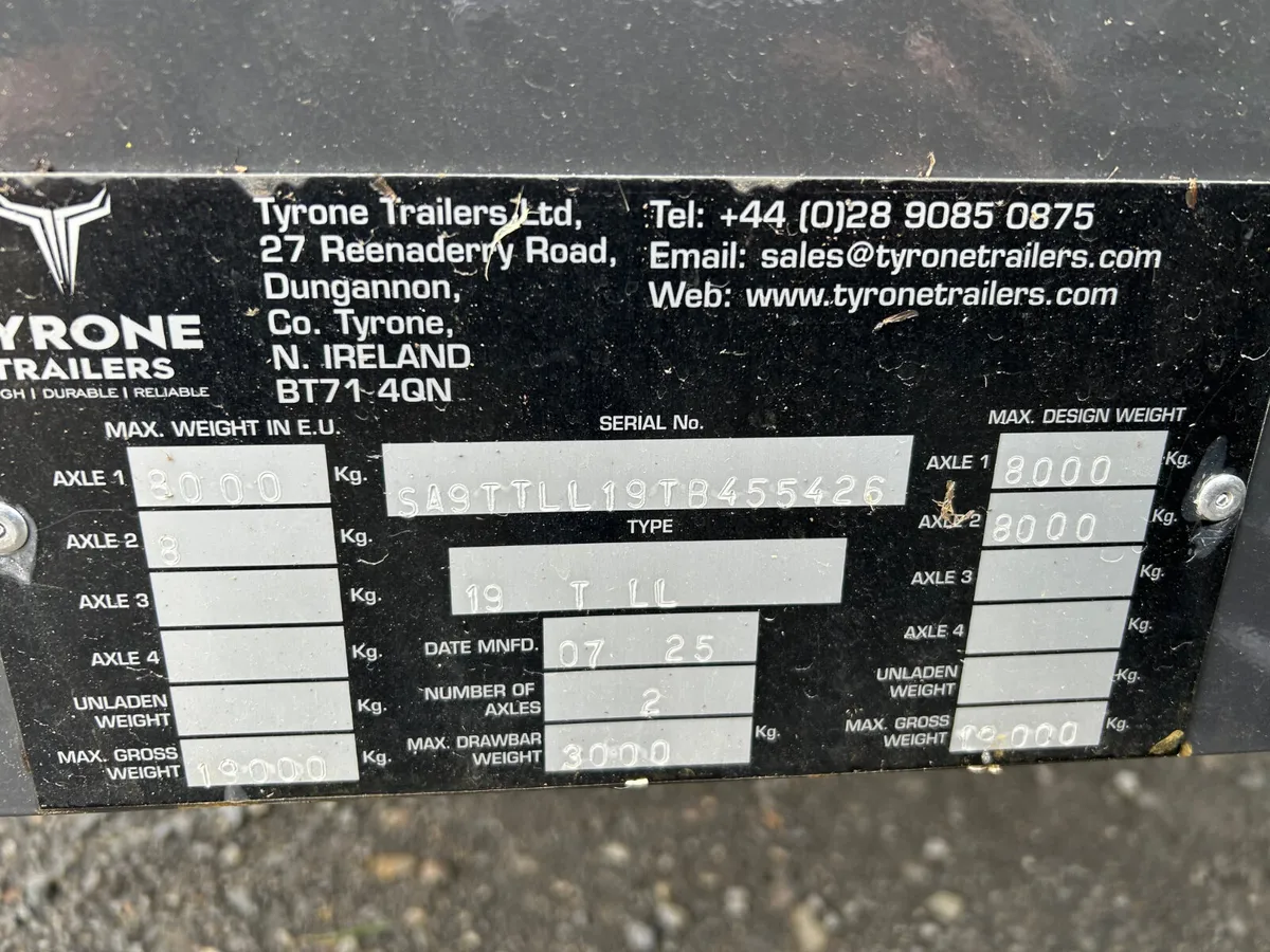 New Tyrone 19T Low Loader - Image 2