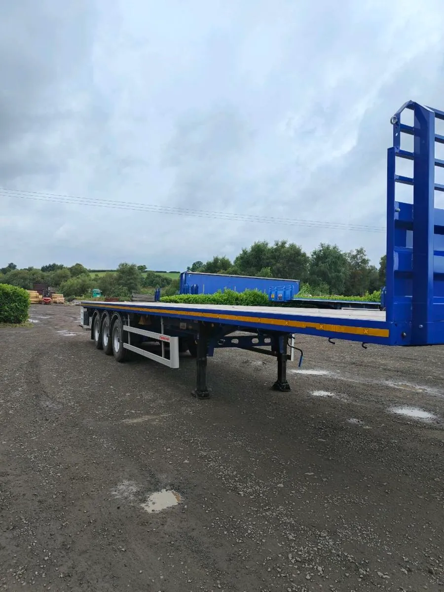 July 2024 kassbohrer Maxima artic flat trailer - Image 2