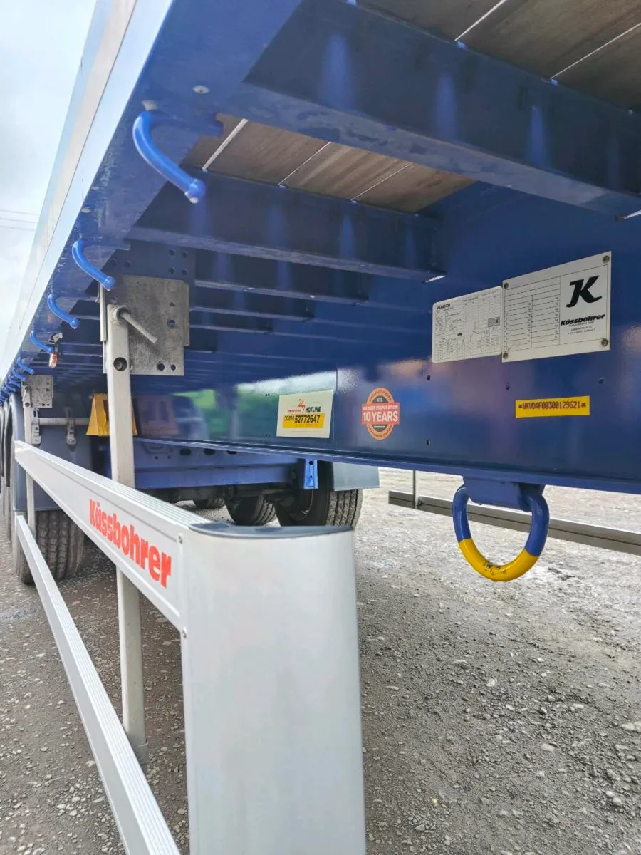 July 2024 kassbohrer Maxima artic flat trailer - Image 3