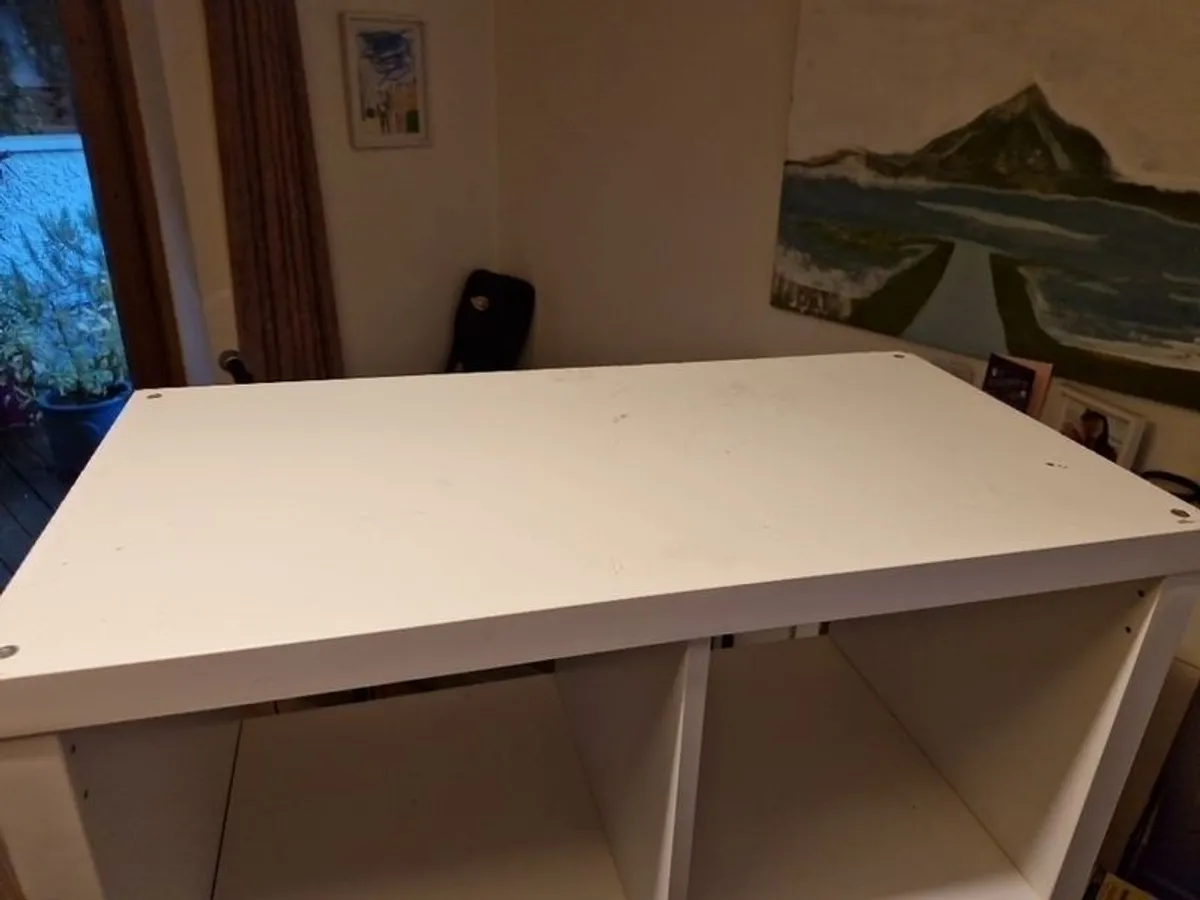 IKEA KALLAX 8-Cube Unit with 8 Drawers + 2 KNIPSA Baskets - Image 3