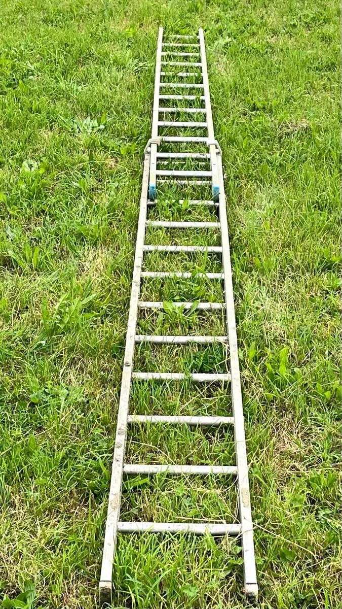 Three Aluminium Ladders - Image 1
