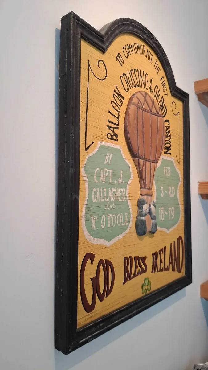 Rare Authentic Hand Painted Bar Sign - Image 2