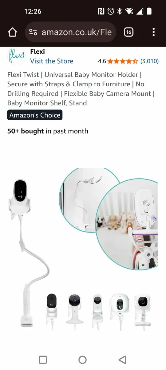 Universal Baby monitor holder - Image 2