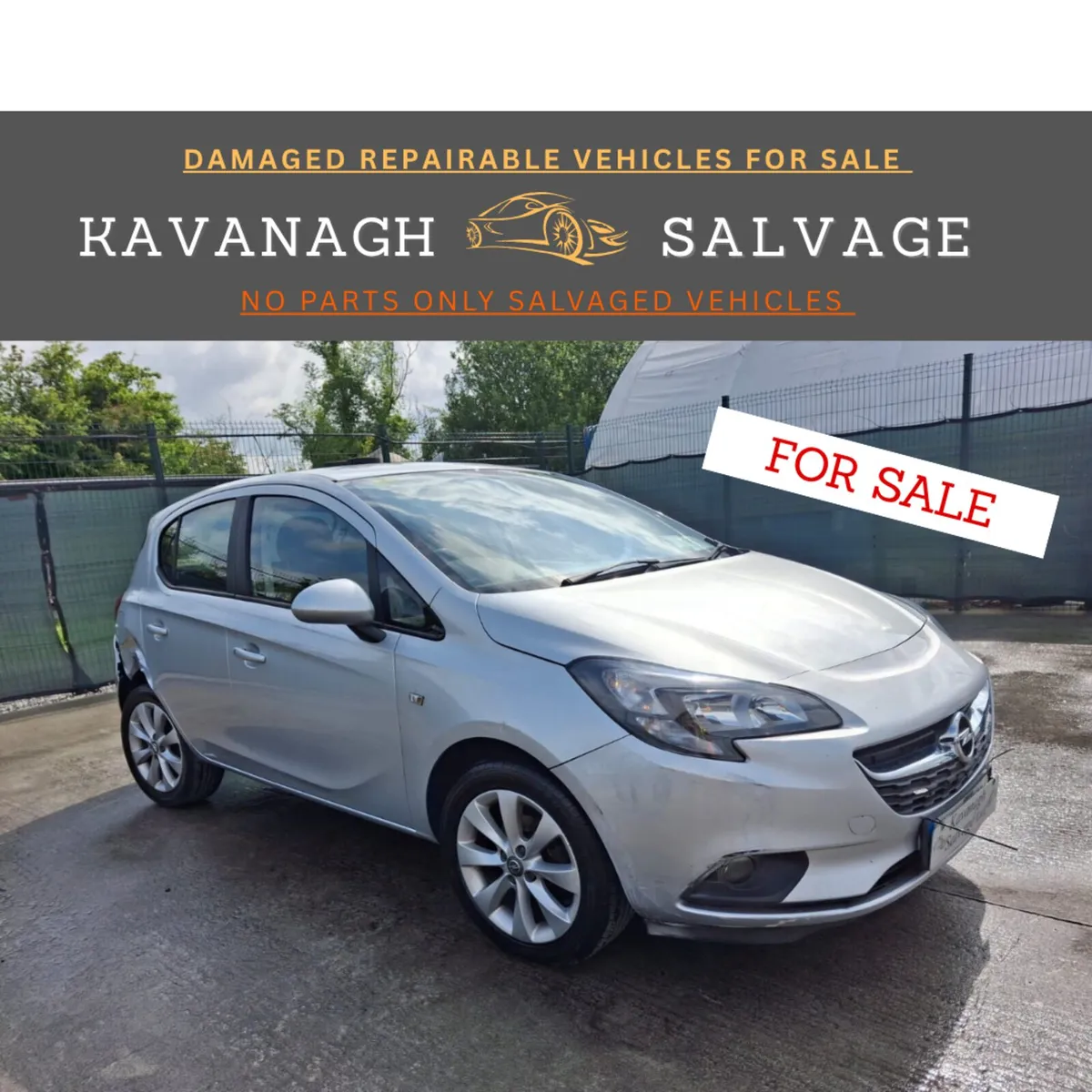 *2019 Opel CORSA  Rear Damage - Image 1