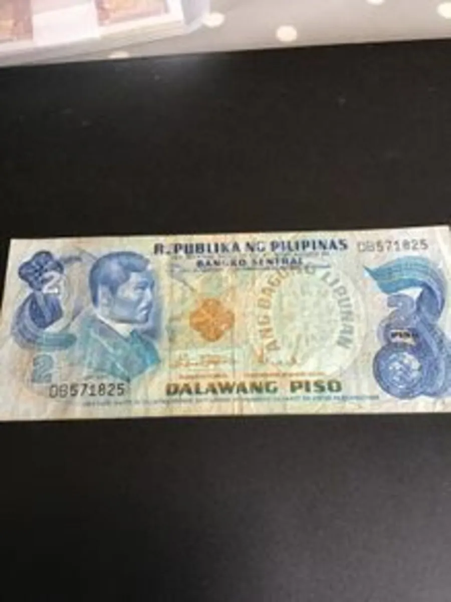 Rare Phillipines Banknote 2 Piso