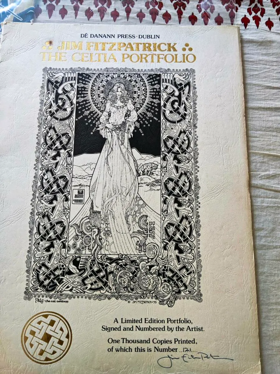 Jim Fitzpatrick original  1978 prints - Image 1