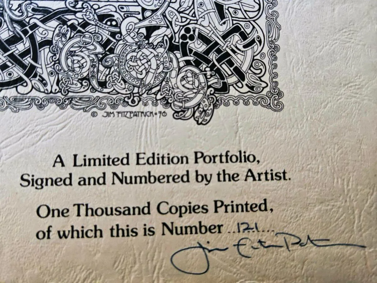 Jim Fitzpatrick original  1978 prints - Image 3