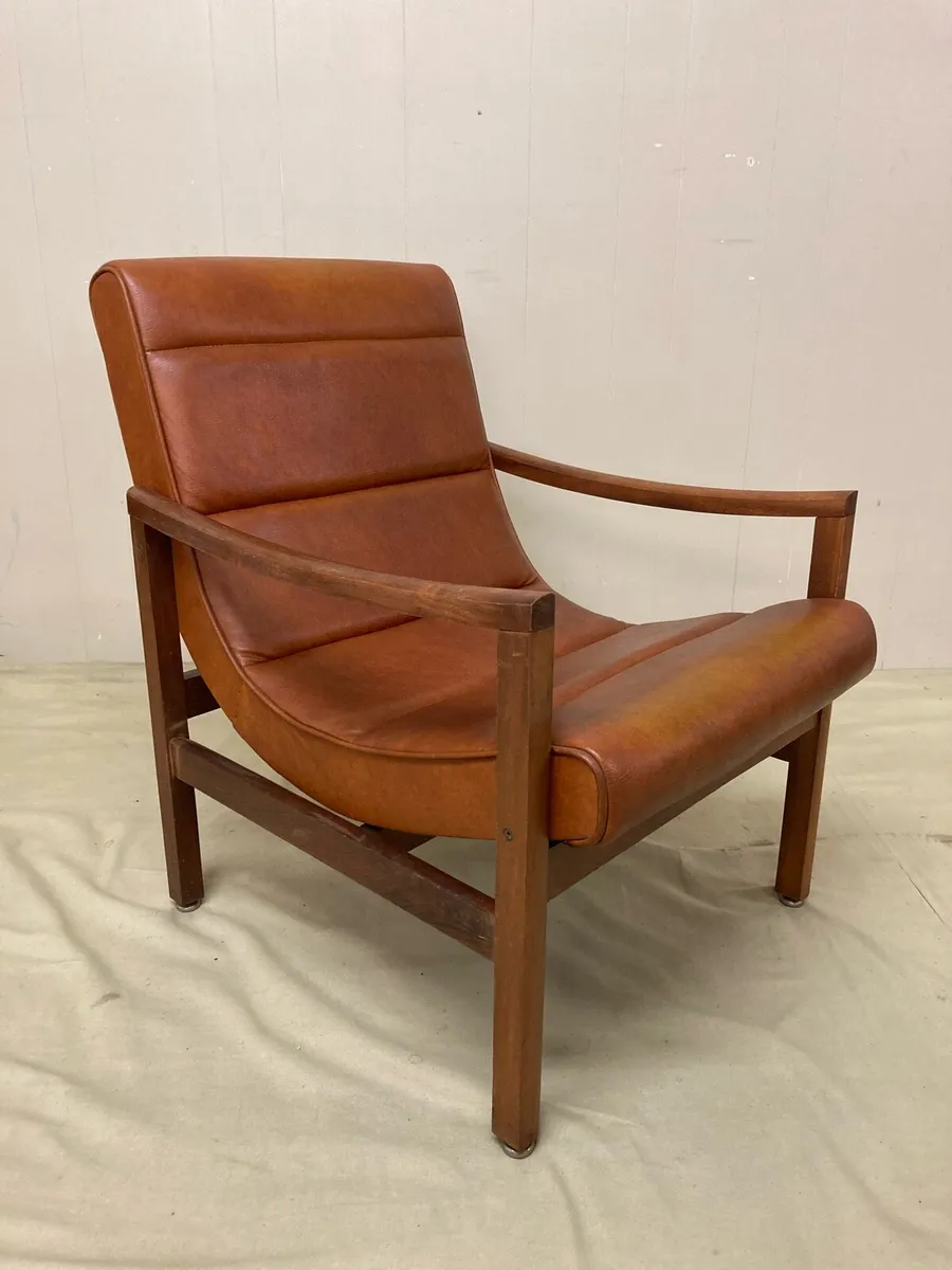 Pair Mid-Century Armchairs - Image 4
