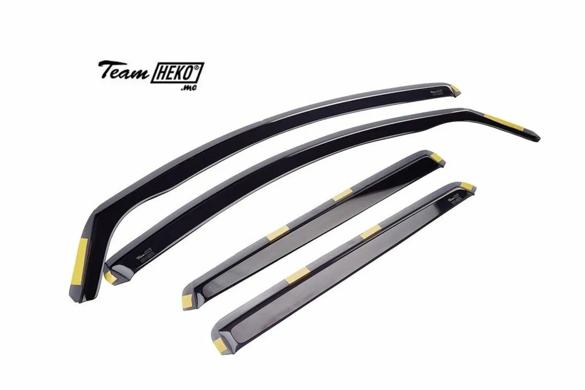 Vw Touareg 5 Door 4 Piece Tinted Wind Deflectors - Image 2