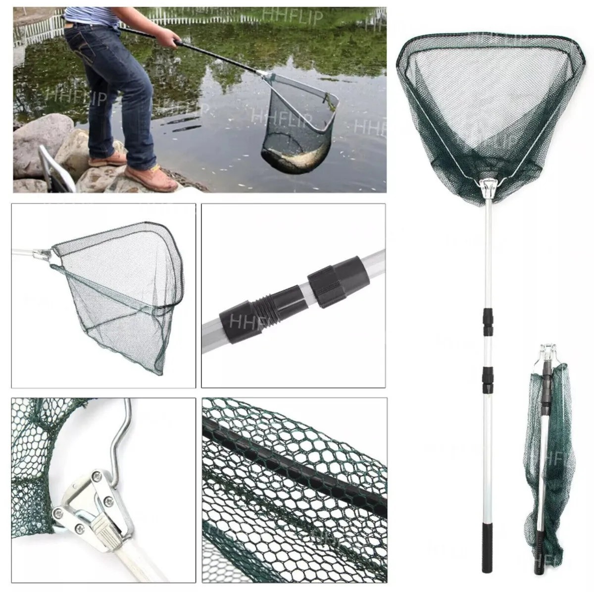 Fishing Landing Net Telescopic Extendable 190cm - Image 1
