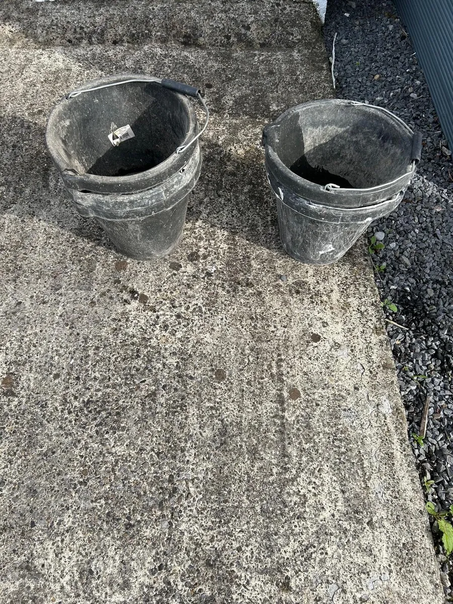 Garden fork & builders buckets - Image 2