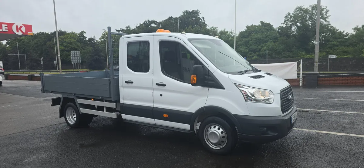 Ford Transit 2016 crewcab tipper tested 10/25 - Image 1
