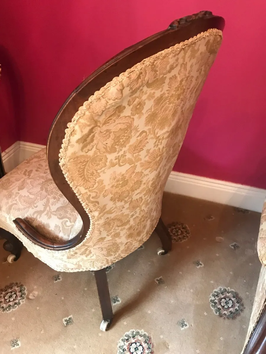 Antique Armchairs - Image 4