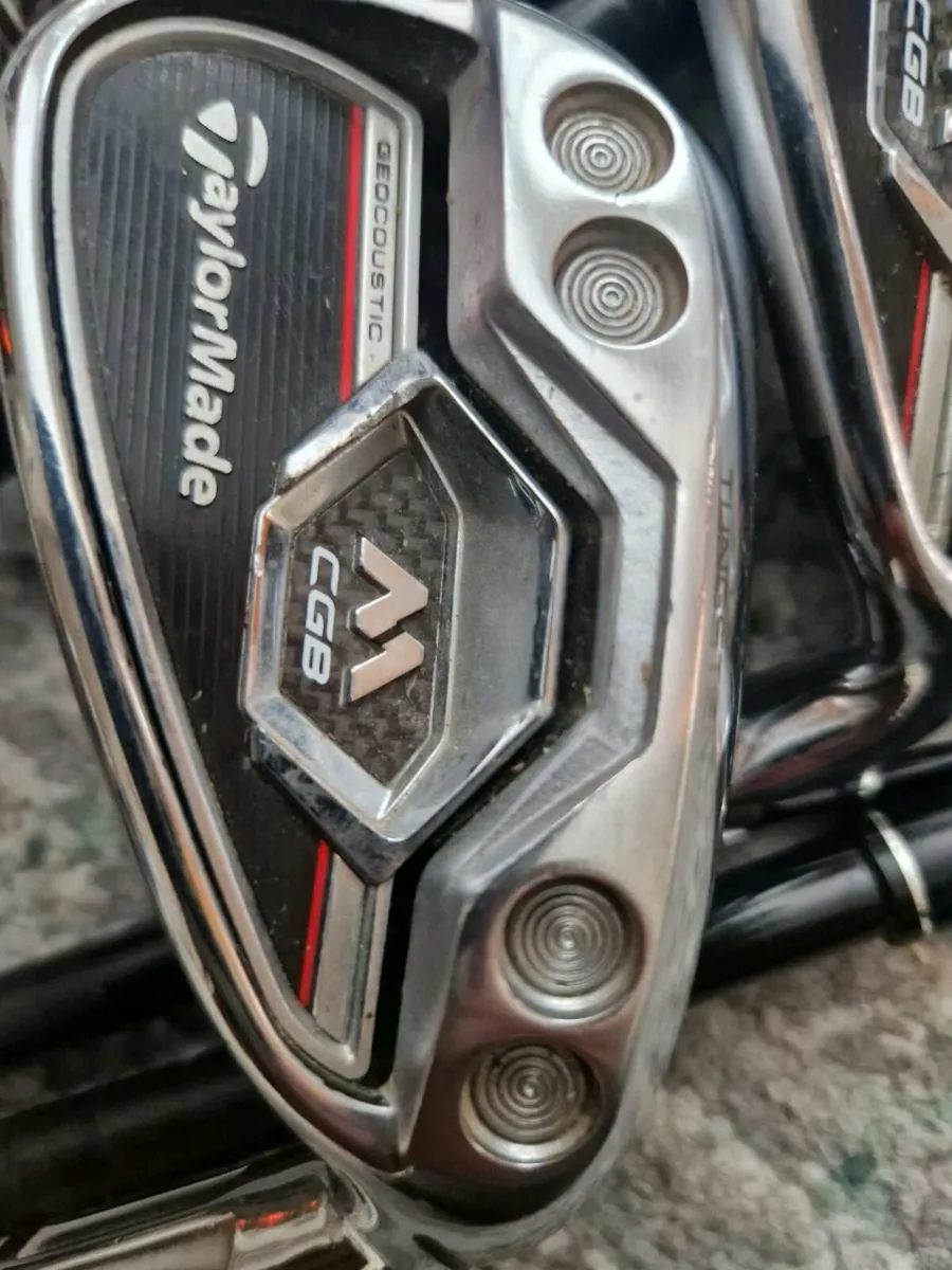 TaylorMade M CGB Tungsten IronsAlso new headcovers - Image 1