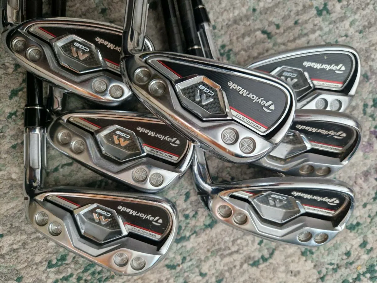TaylorMade M CGB Tungsten IronsAlso new headcovers - Image 2