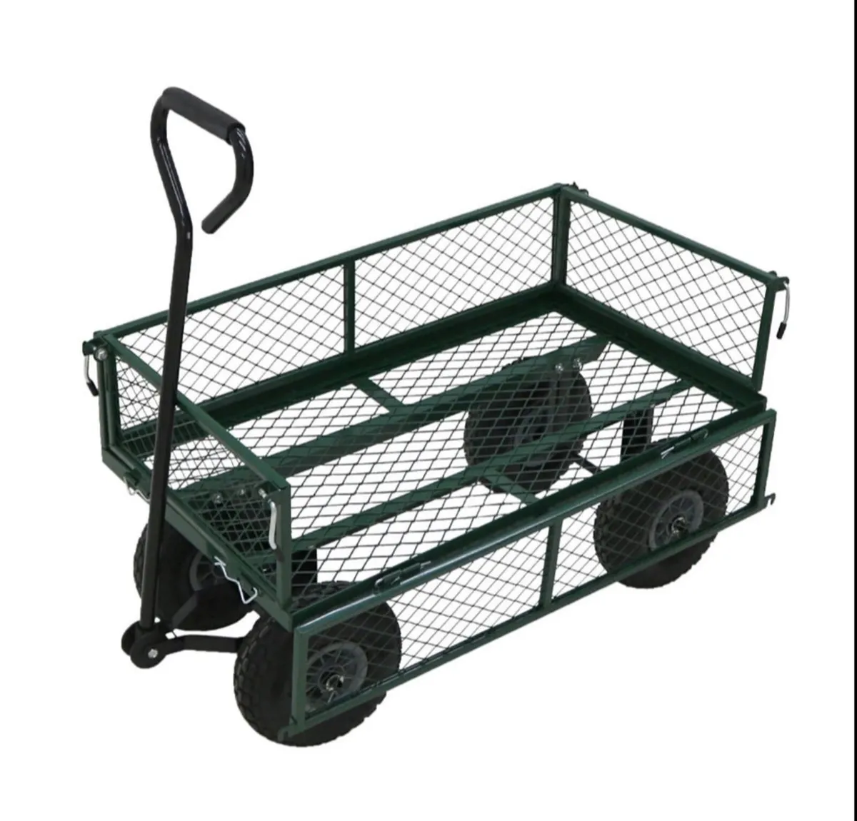 Heavy Duty Metal Garden Cart Trolley NEW - Image 1