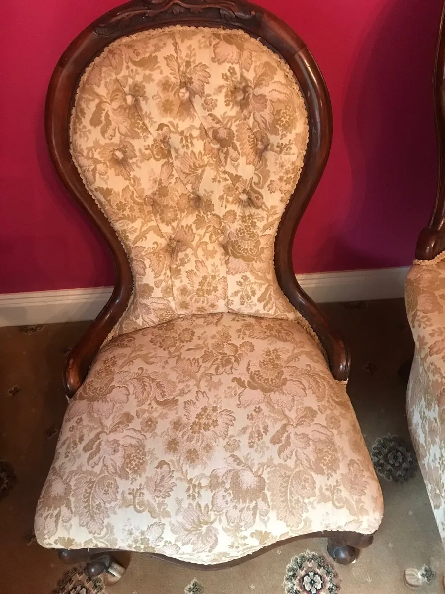 Antique armchair’s - Image 3