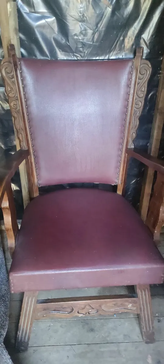 Vintage leather chair - Image 3