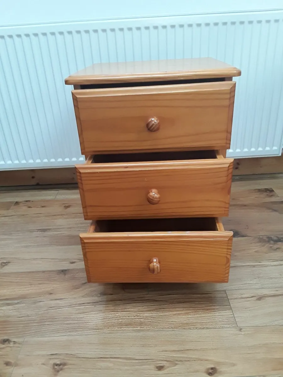 Solid pine well-made tree drawer Locker - Image 1