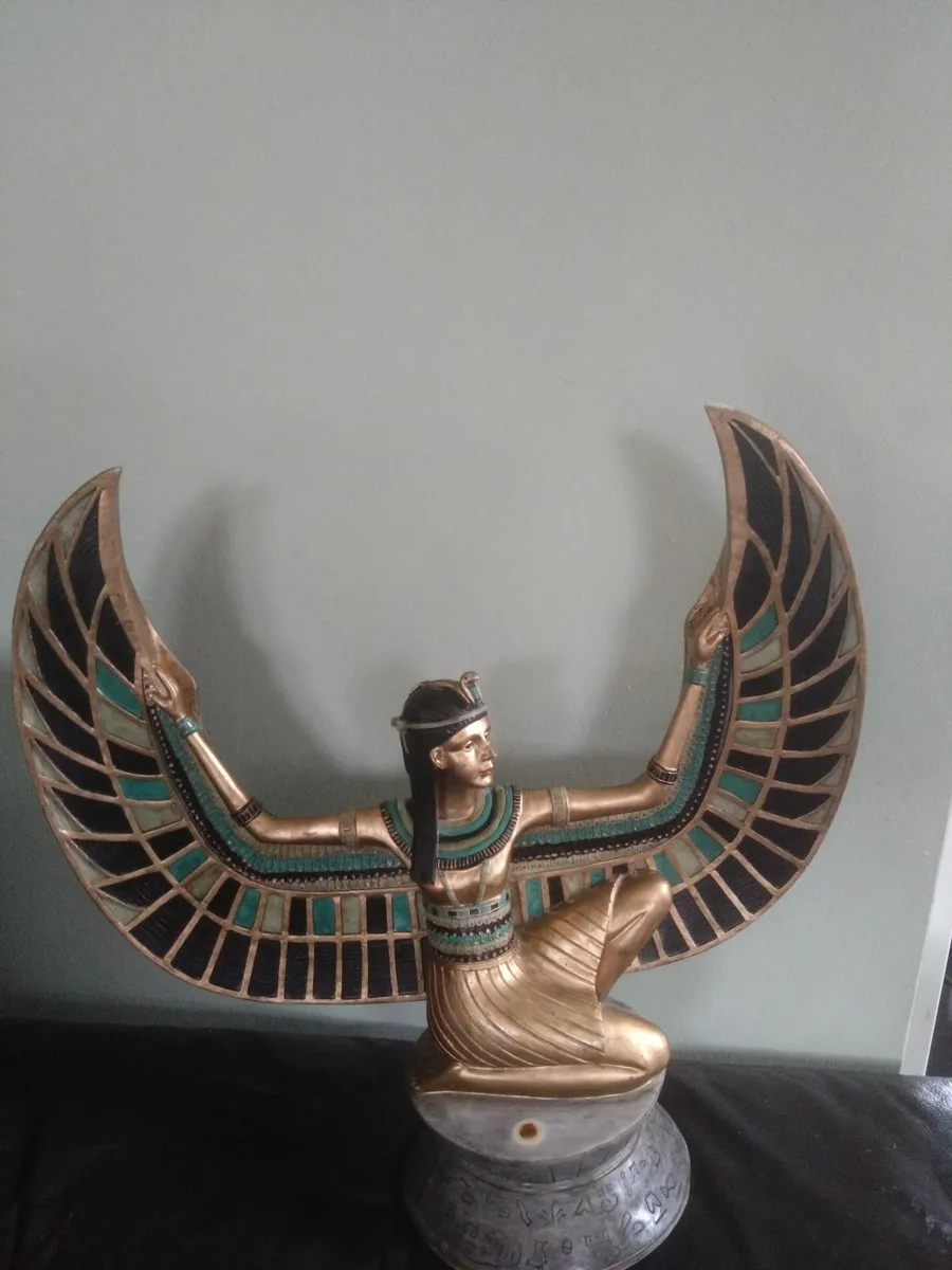 Egyptian Goddess Isis kneeling-themed mirror - Image 3