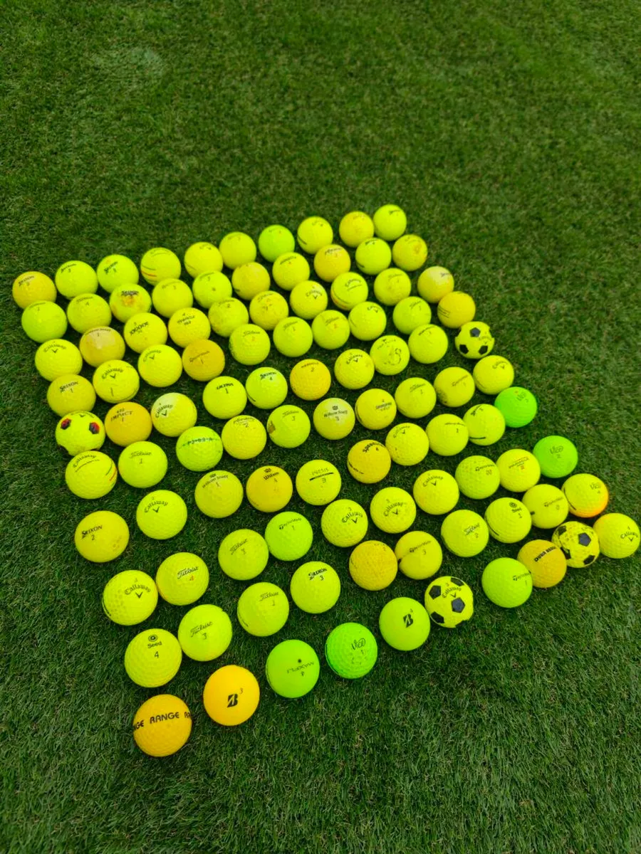 100 yellow golf balls - Image 3