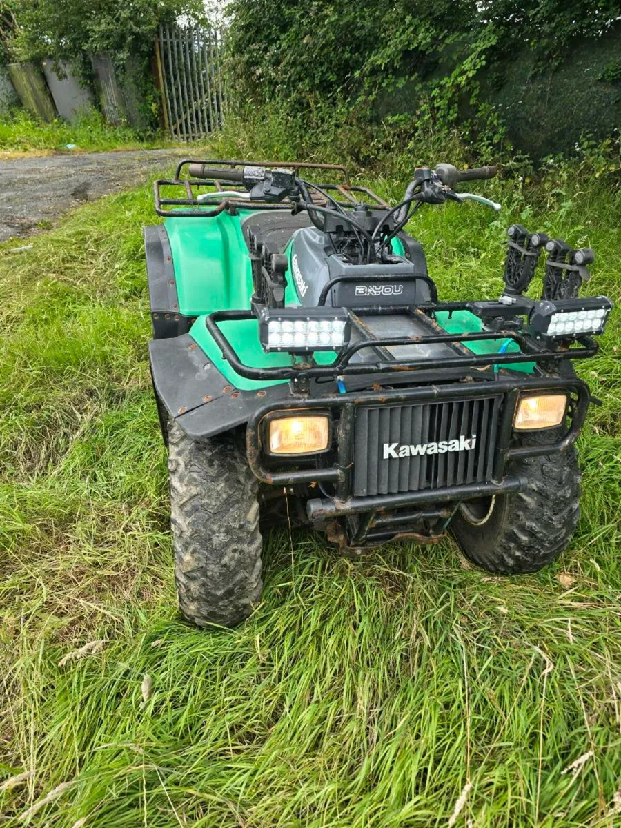 Kawasaki bayou quad - Image 1
