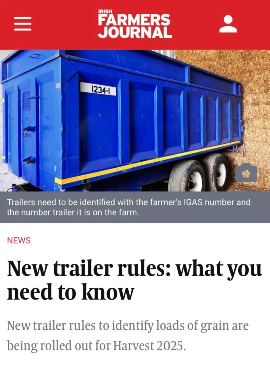 IGAS trailer numbers. - Image 2