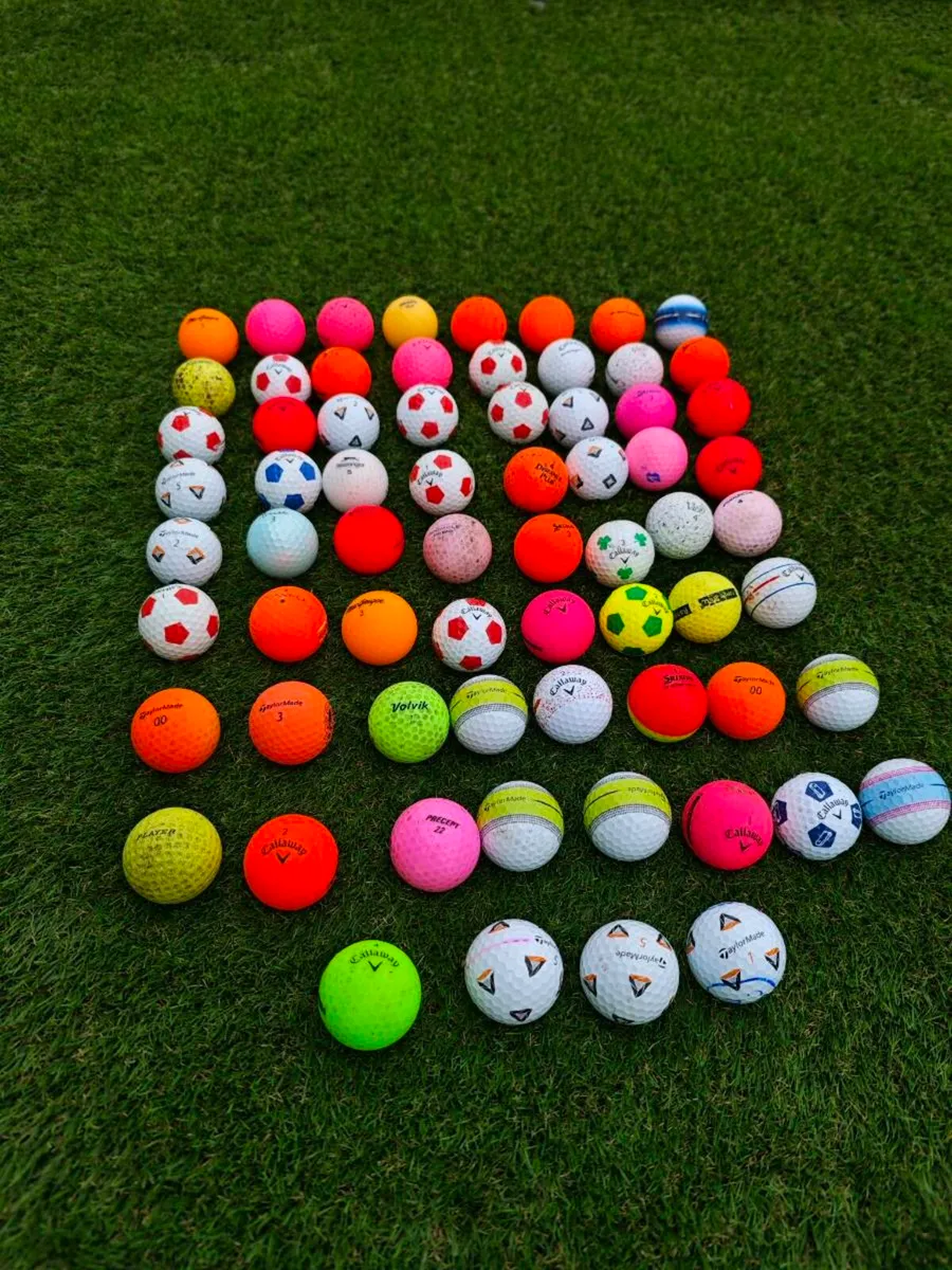 Multi coloured golf balls - Image 3