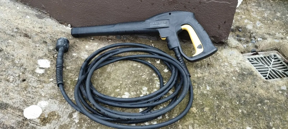 Karcher high pressure hose and gun