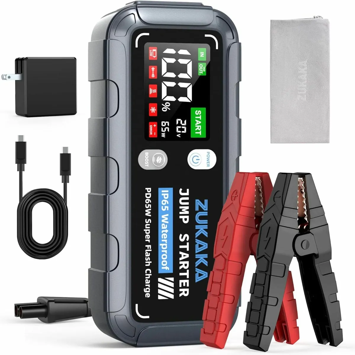 ZUKAKA 6000A 12v Car Jump Starter - Image 3