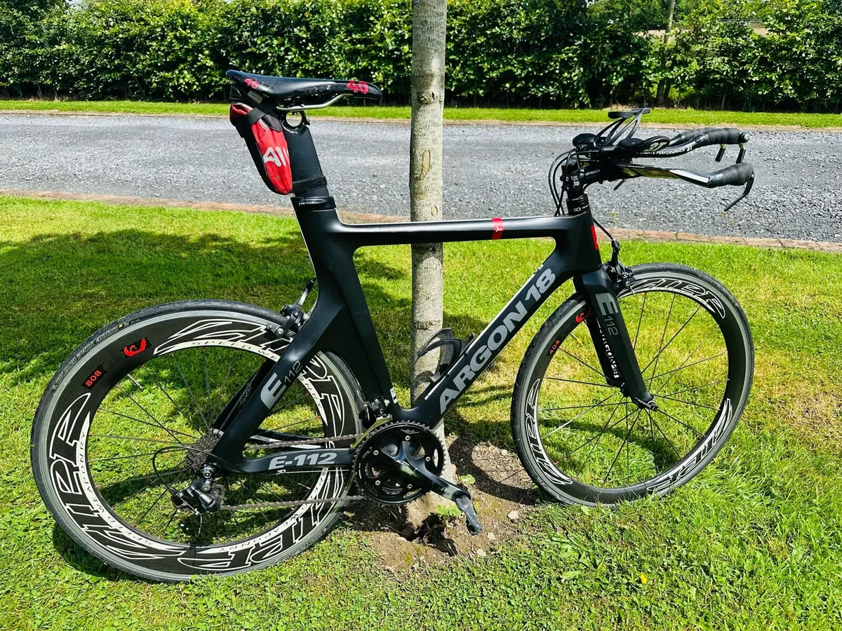 ARGON TT TRIATHLON BIKE + RACE WHEELS - Image 2