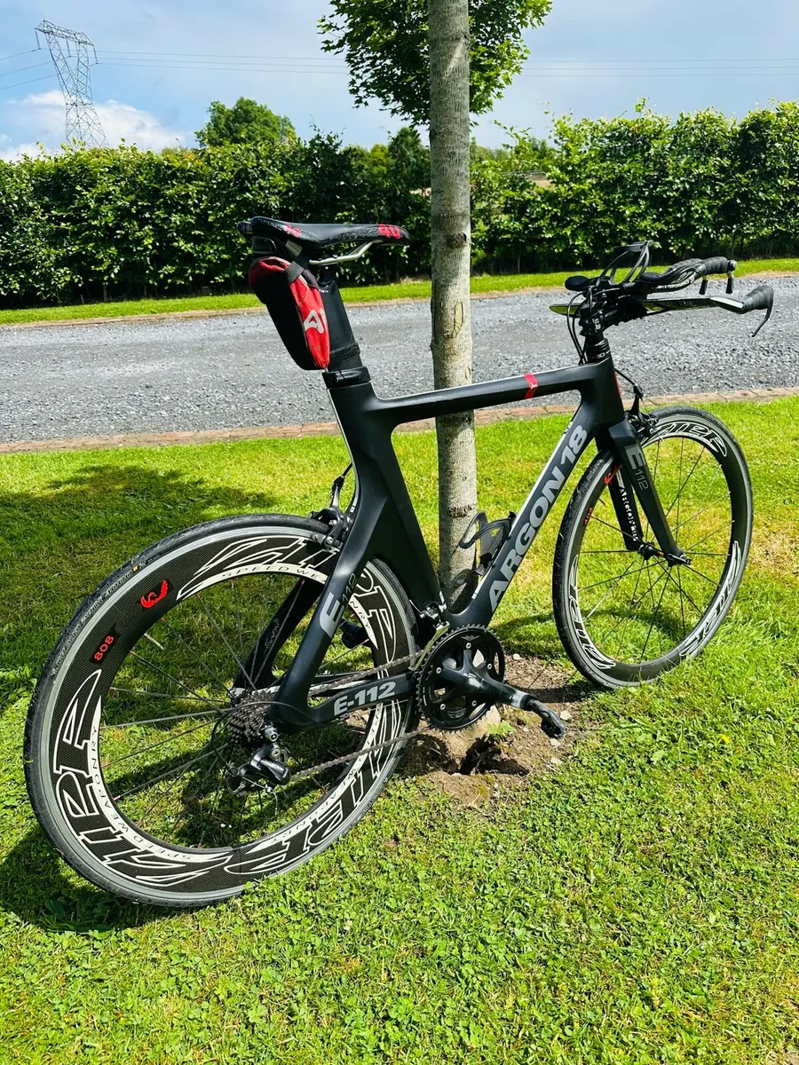 ARGON TT TRIATHLON BIKE + RACE WHEELS - Image 3