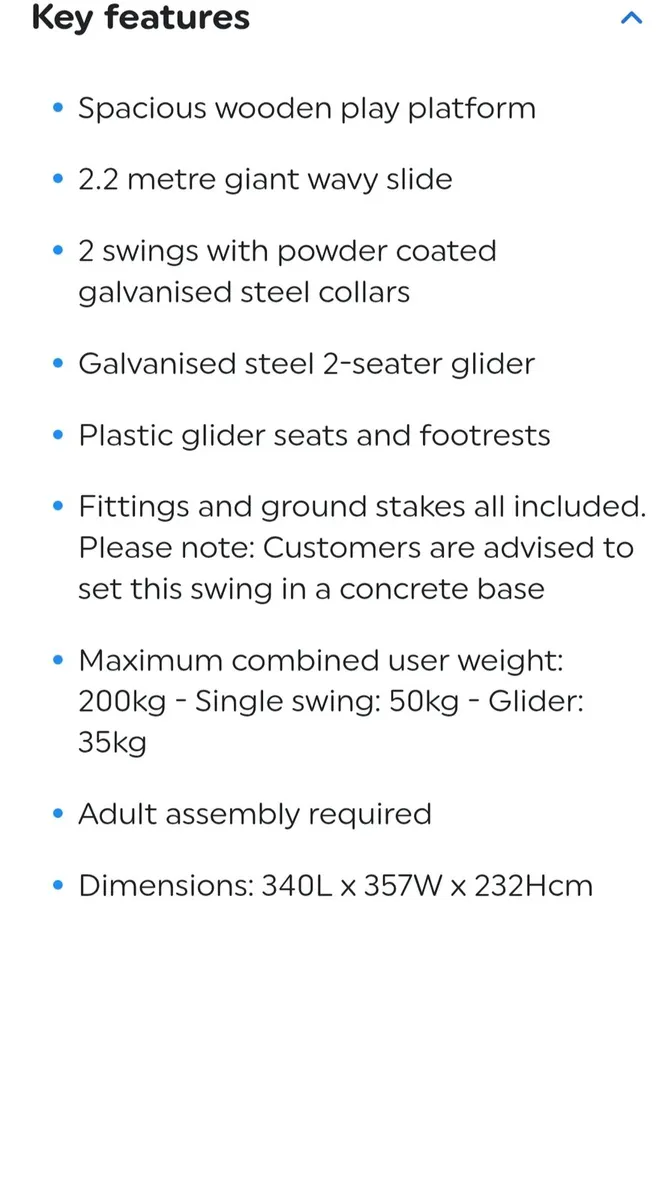 Swing Set with slide - Image 4