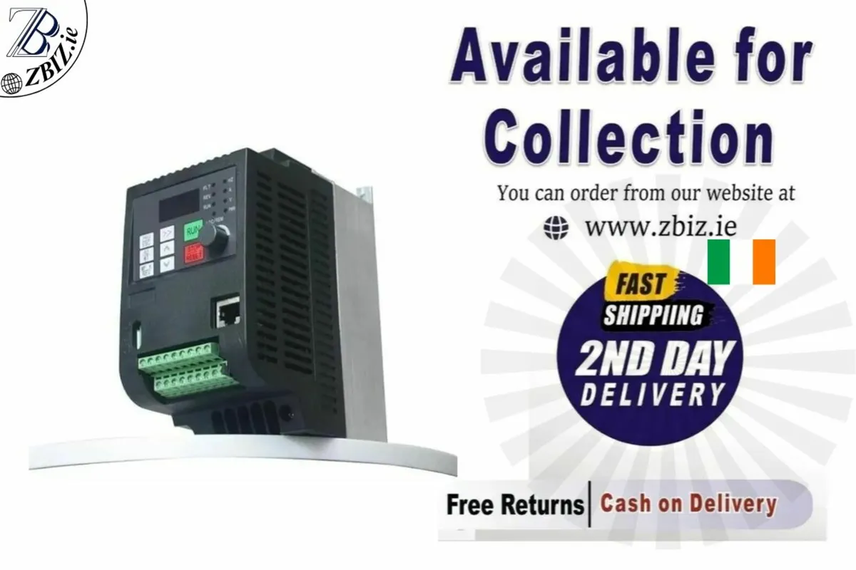 Inverter 5.5KW VFD Drive 1PH 220V to 3PH 380V - Image 1