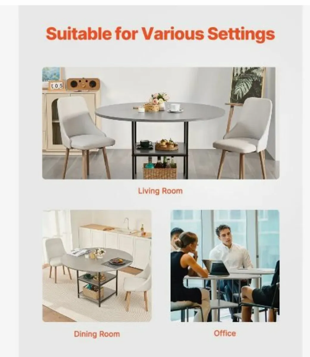 47 in Round Dining Table - Image 3