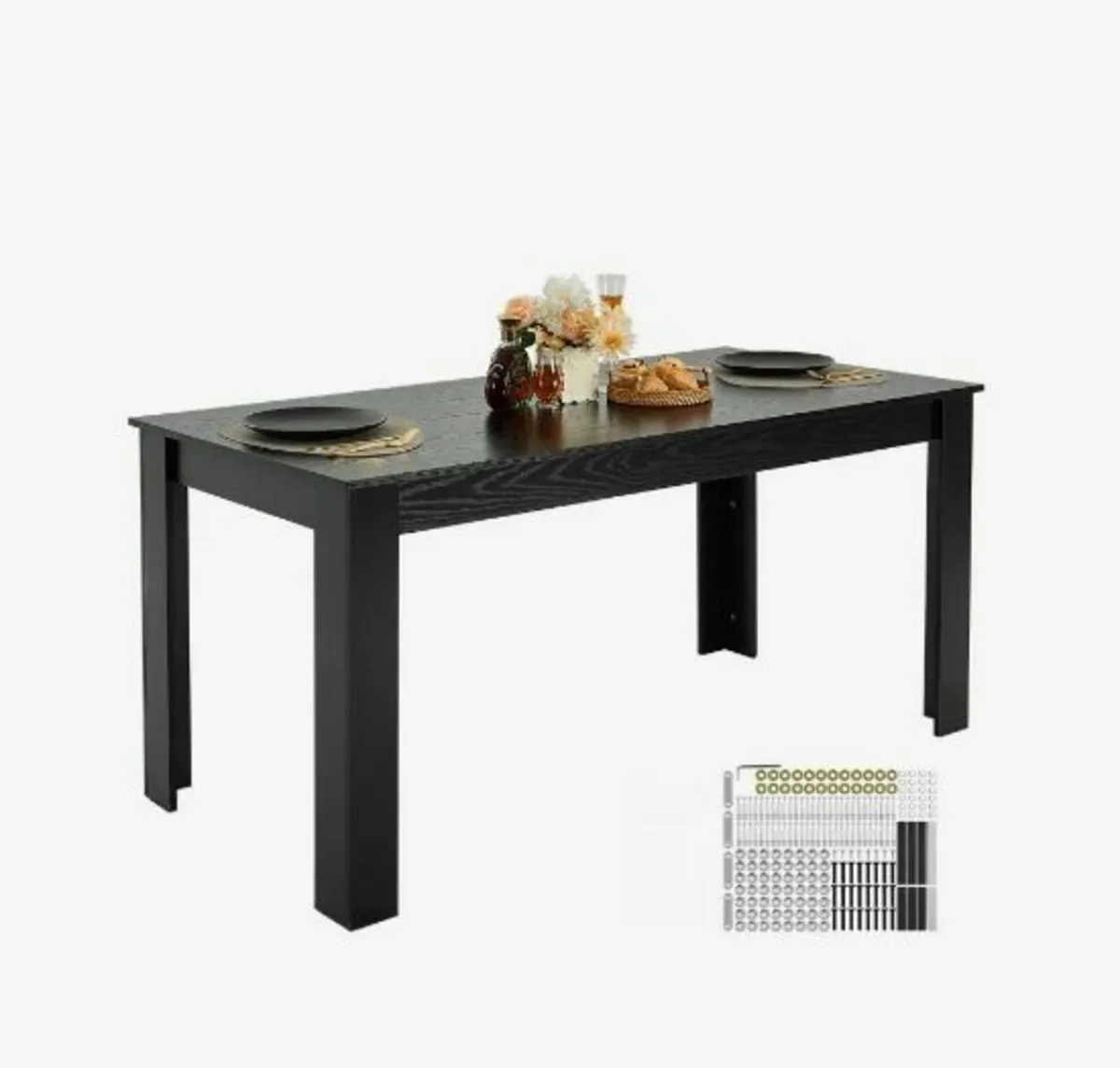 63in Rectangle Dining Table - Image 1