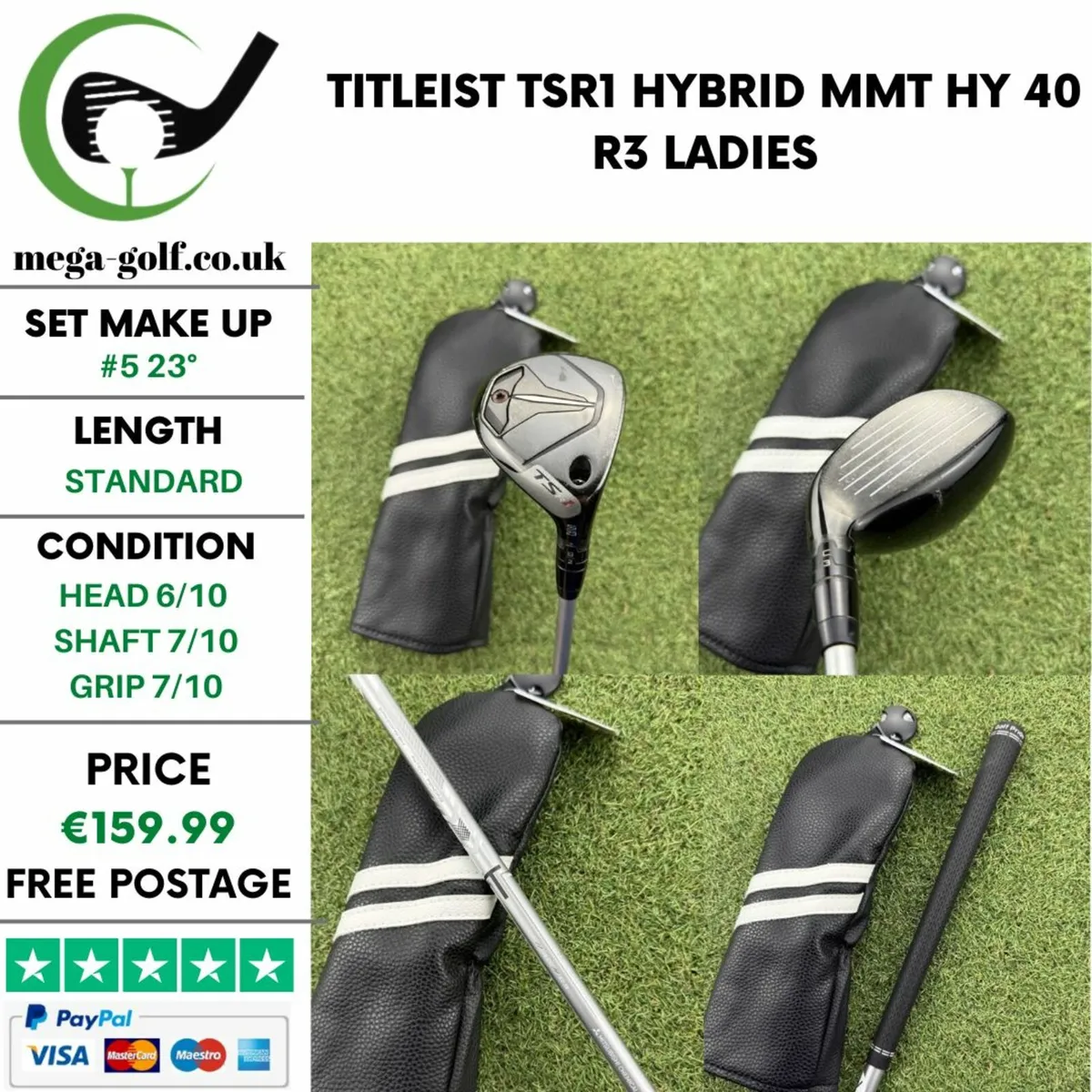 TITLEIST TSR1 HYBRID / #5 23° / MMT HY 40 R3 LADIE - Image 1