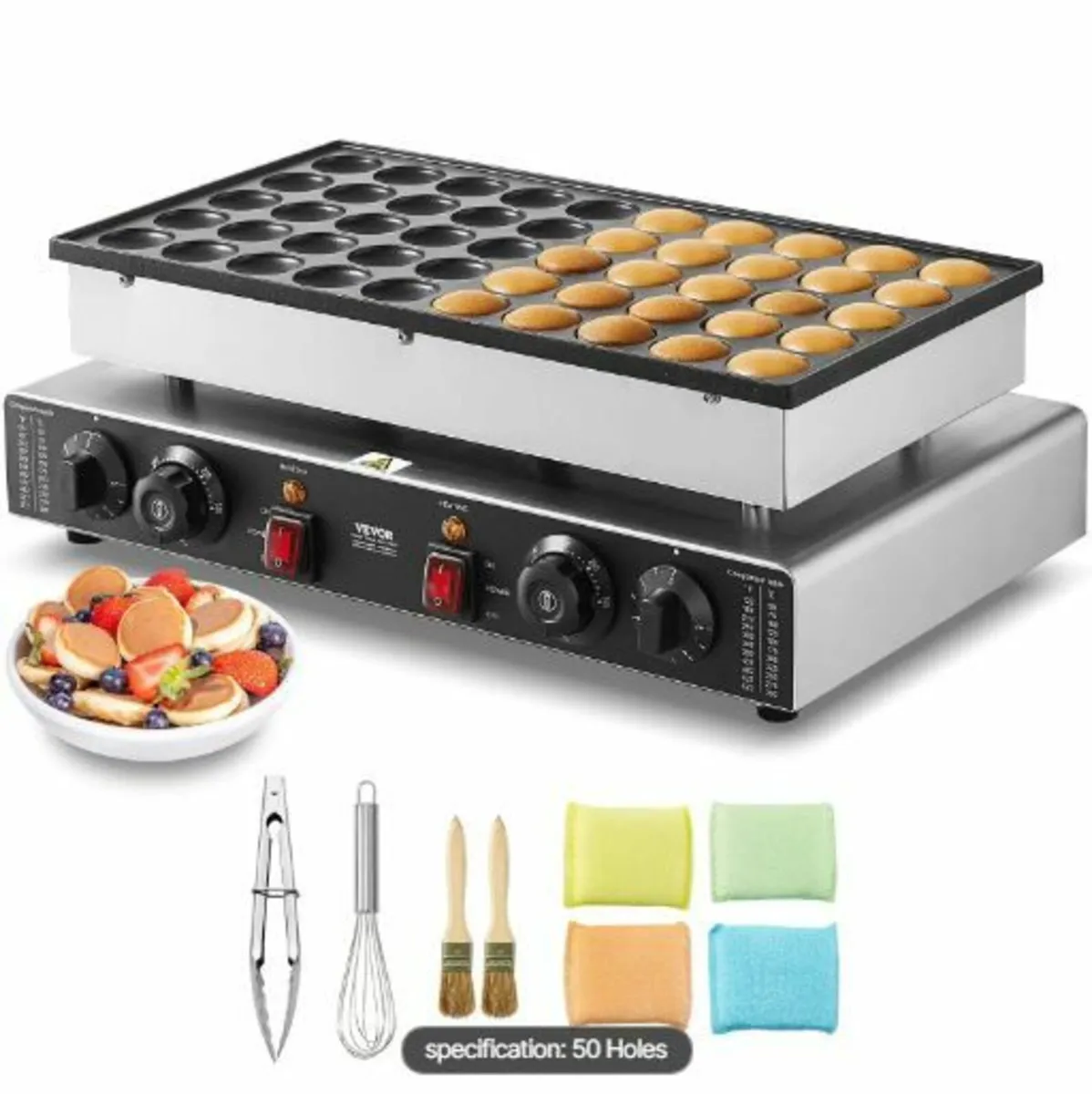 50PCS 43mm Mini Dutch Pancake Maker - Image 1