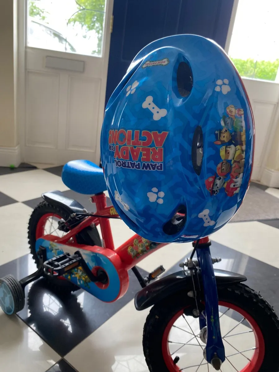Children’s 12” bike & helmet - Image 3