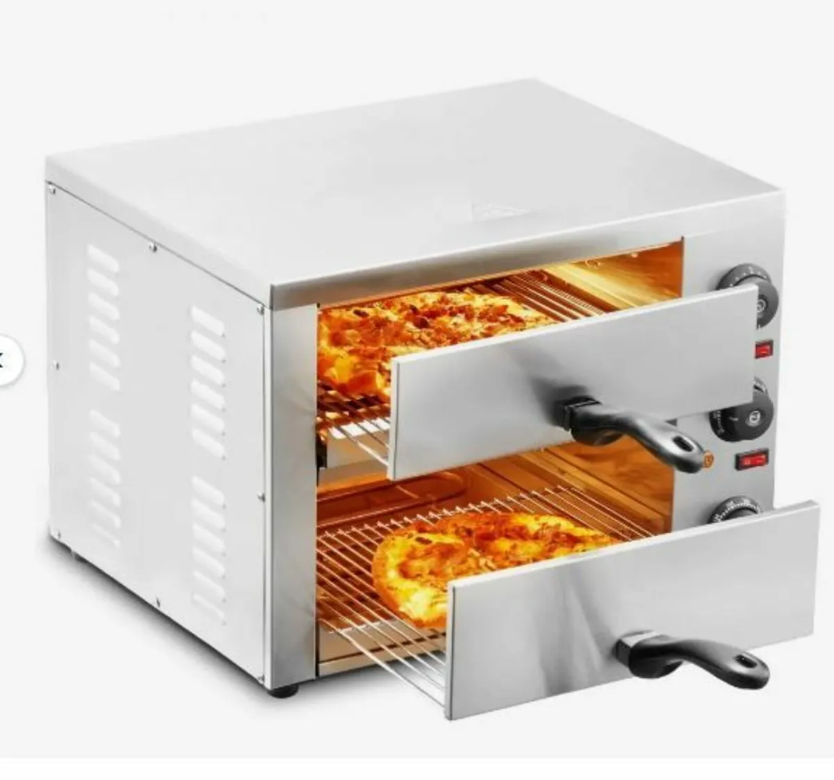 Electric Countertop Pizza Oven 12" Adjustable - Image 1
