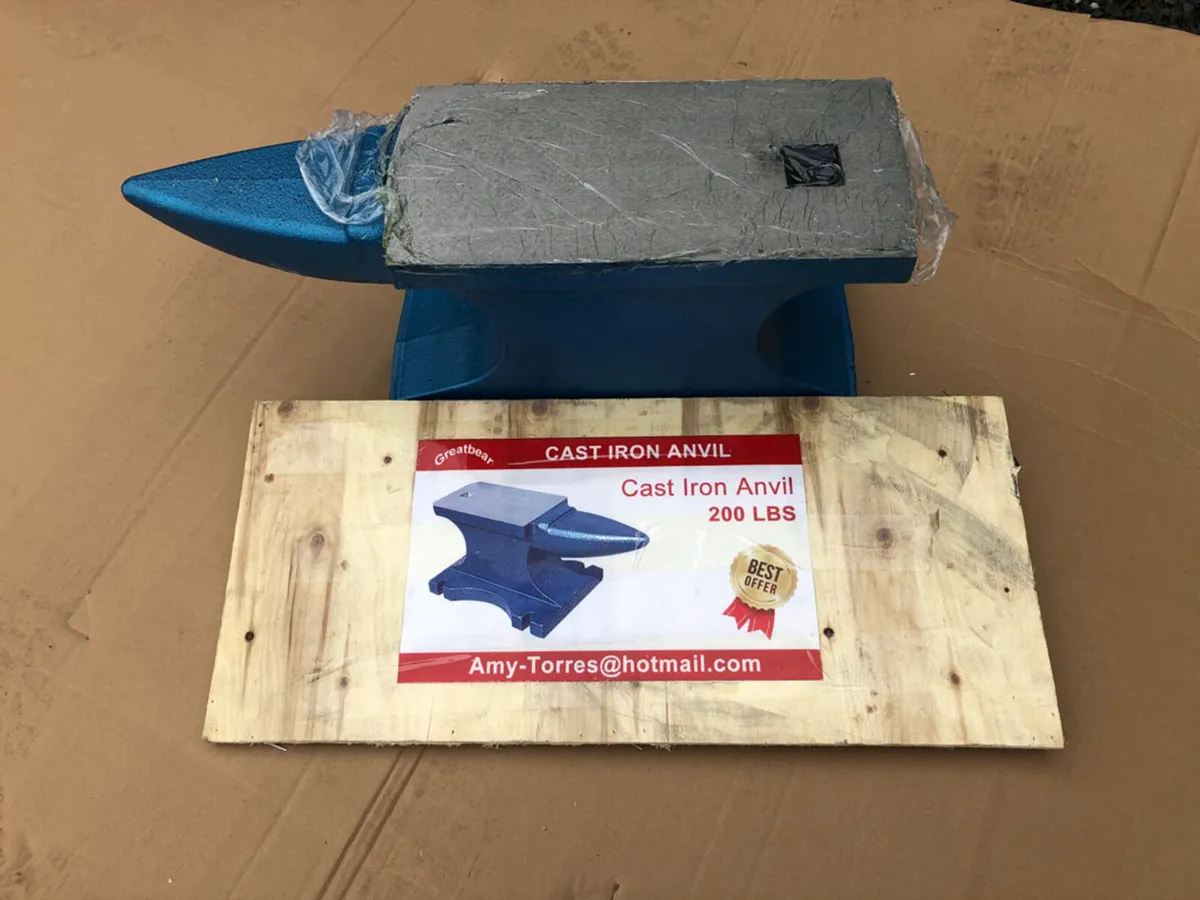New 200Lbs Cast Iron Anvil **Online Auction** - Image 3