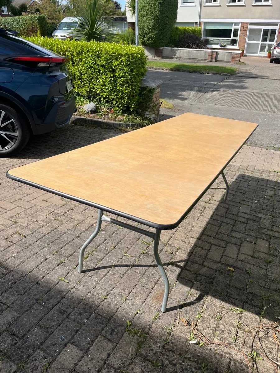 Trestle Table . Very strong . Malahide area - Image 1