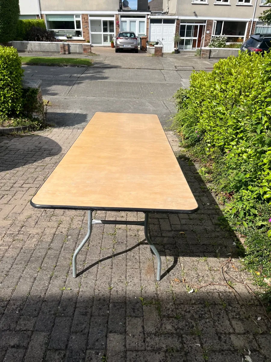 Trestle Table . Very strong . Malahide area - Image 2